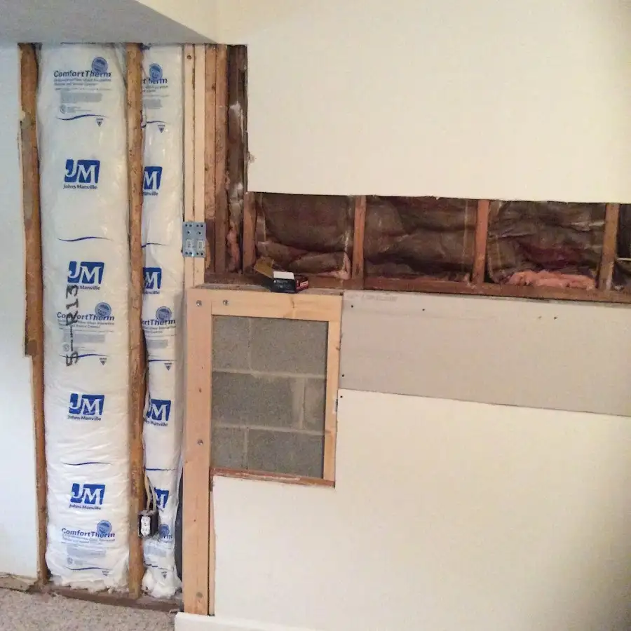 Wall insulation replacement during Contents Cleaning & Restoration in Vernal